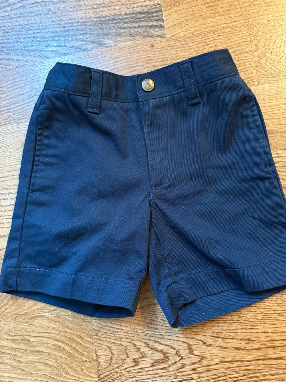 Lands' End Navy Kids' Chino Shorts